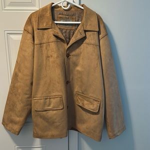 Reportage Italian Suede Jacket, Size XL